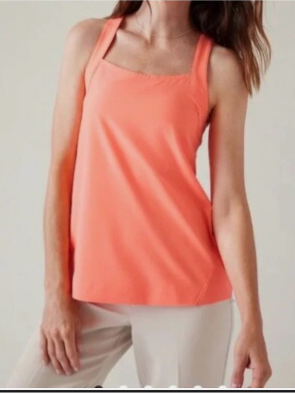 Athleta Arrival Tank in Coral